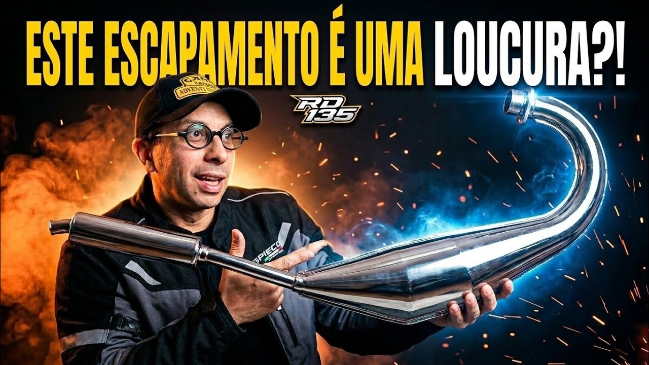 Escapamento Dimensionado na RD 135: Vantagens, Desvantagens e Teste Prático!