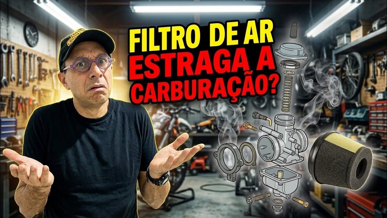 Como o FILTRO DE AR afeta a carburação da RD 135 e outras 2 Tempos 😱